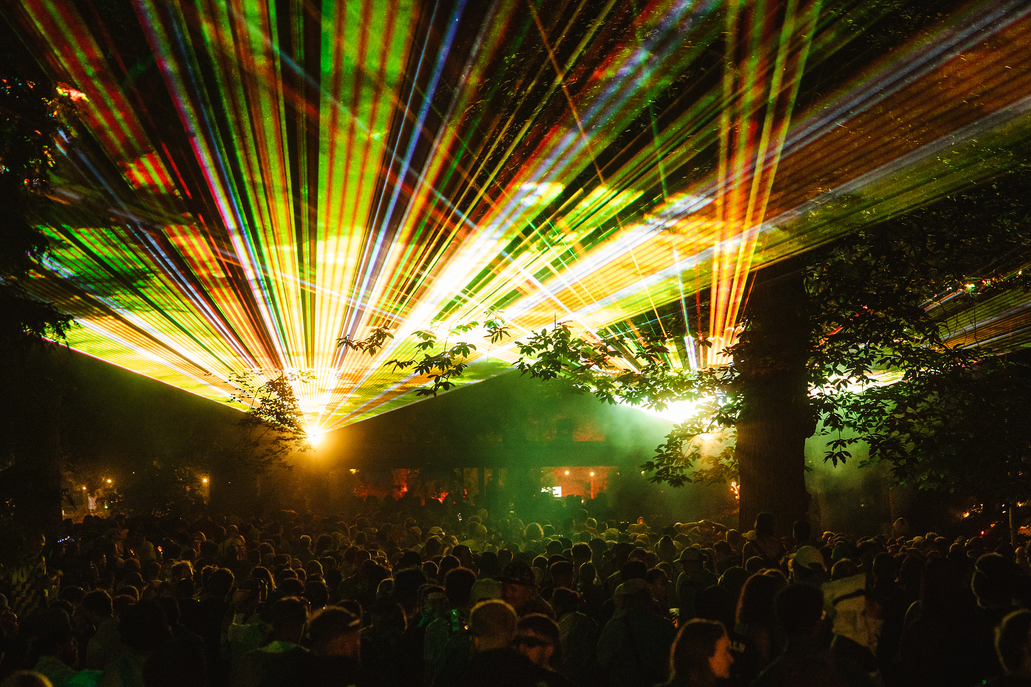 Houghton Festival Laser Show Display Event 